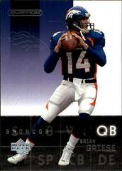 Brian Griese #26 Football Cards 2002 Upper Deck Ovation Prices