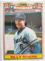 Billy Spiers [Foil Test] Baseball Cards 1990 Topps Glossy Rookies Prices