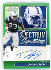 Dwight Freeney [Green] Football Cards 2022 Panini Absolute Spectrum Signatures Prices