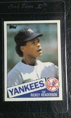 Rickey Henderson Baseball Cards 1985 Topps Traded Tiffany Prices