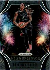 Brittney Griner #18 Basketball Cards 2020 Panini Prizm WNBA Fireworks Prices
