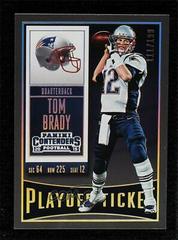 Tom Brady [Playoff Ticket] #79 Football Cards 2015 Panini Contenders Prices