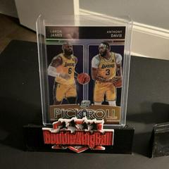 LeBron James, Anthony Davis Basketball Cards 2021 Panini Contenders Optic Pick n Roll Prices
