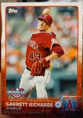Garrett Richards #78 Baseball Cards 2015 Topps Opening Day Prices
