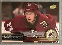 Oliver Ekman-Larsson Hockey Cards 2014 Upper Deck Prices