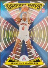 Bennedict Mathurin [Blue] Basketball Cards 2022 Panini Chronicles Draft Picks Gamma Rays Prices