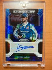 Daniel Suarez [Hyper Carolina Blue] #SS-DS Racing Cards 2022 Panini Prizm Nascar Spotlight Signatures Prices