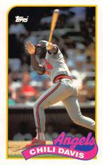 Chili Davis #134 Baseball Cards 1989 Topps Ljn Baseball Talk Prices