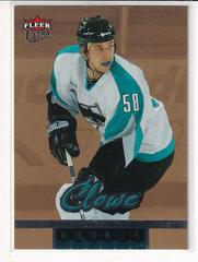 Ryane Clowe [Gold Medallion] Hockey Cards 2005 Ultra Prices