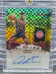 Dennis Rodman [Gold] #IFS-DRM Basketball Cards 2022 Panini Select In Flight Signatures Prices