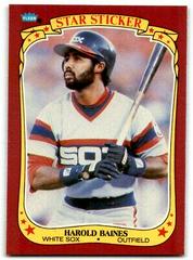 Harold Baines #1 Baseball Cards 1986 Fleer Star Stickers Prices