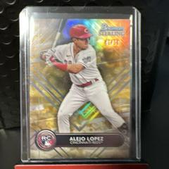 Alejo Lopez [Gold] #BSR-39 Baseball Cards 2022 Bowman Sterling Prices