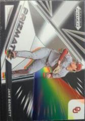 Jake Bennett [Silver] Baseball Cards 2022 Panini Prizm Draft Picks Prizmatic Prices