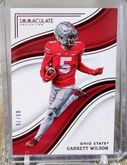 Garrett Wilson [Ruby] #17 Football Cards 2023 Panini Immaculate Collection Collegiate Prices