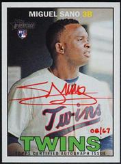Miguel Sano [Red Ink] #ROA-MS Baseball Cards 2016 Topps Heritage Real One Autographs Prices
