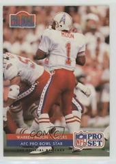 Warren Moon Football Cards 1992 Pro Set Prices