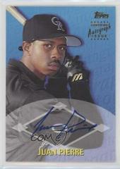 Juan Pierre [Certified Autograph] #TTA34 Baseball Cards 2000 Topps Traded Prices