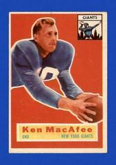 Ken MacAfee Football Cards 1956 Topps Prices