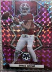 Bryce Young [Pink] #1 Football Cards 2023 Panini Mosaic Draft Picks Prices