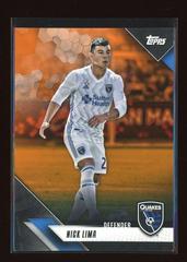 Nick Lima [Orange] #129 Soccer Cards 2019 Topps MLS Prices