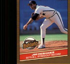 Jim Deshaies #45 Baseball Cards 1986 Donruss Highlights Prices