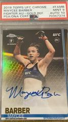 Maycee Barber [Gold] Ufc Cards 2019 Topps UFC Chrome Fighter Autographs Prices