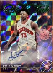 David Johnson [Green] #RI-DJ Basketball Cards 2021 Panini Hoops Rookie Ink Autographs Prices