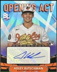 Adley Rutschman [Blue] Baseball Cards 2023 Topps Big League Opening Act Autographs Prices