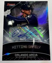 Orlando Arcia [Autograph] #SL-OA Baseball Cards 2016 Bowman's Best Stat Lines Prices