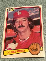 Mike Ramsey Baseball Cards 1983 Donruss Prices