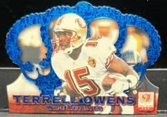 Terrell Owens [Blue] #CR-39 Football Cards 1996 Pacific Crown Royale Prices