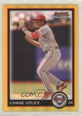 Chase Utley [Gold Refractor] #109 Baseball Cards 2010 Bowman Chrome Prices