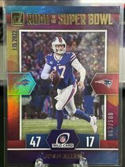 Josh Allen [Holo] Football Cards 2022 Panini Donruss Road to the Super Bowl Wild Card Prices
