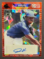 Jaden Hill [Red] #PS-JH1 Baseball Cards 2021 Pro Set Autographs Prices