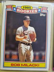 Bob Milacki [Foil Test] Baseball Cards 1990 Topps Glossy Rookies Prices