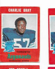 Charlie Bray #9 Football Cards 1971 O Pee Chee CFL Prices