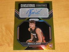 Nikola Jovic [Gold] #SS-NJ Basketball Cards 2022 Panini Prizm Sensational Signatures Prices