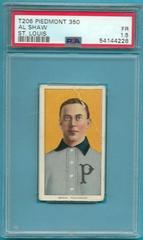 Al Shaw Baseball Cards 1909 T206 Piedmont 350 Prices