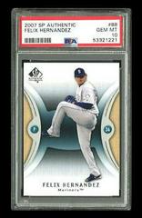 Felix Hernandez #88 Baseball Cards 2007 SP Authentic Prices