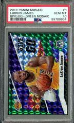LeBron James [Green Mosaic] Basketball Cards 2019 Panini Mosaic Give and Go Prices