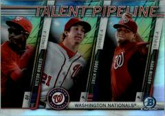 Victor Robles, Erick Fedde, Austin Voth #TP-WAS Baseball Cards 2017 Bowman Talent Pipeline Prices