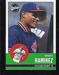 Manny Ramirez Baseball Cards 2001 Upper Deck Vintage Prices