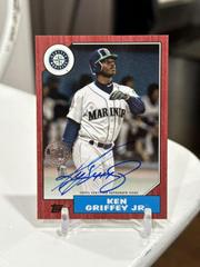 Ken Griffey Jr. [Red] #87BA-KG Baseball Cards 2022 Topps 1987 Autographs Prices