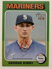 George Kirby [Special Edition Red Ink] #ROA-GKI Baseball Cards 2024 Topps Heritage Real One Autograph Prices