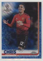Chris Smalling [Blue Wave Refractor] Soccer Cards 2018 Topps Chrome UEFA Champions League Prices