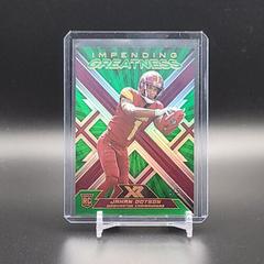 Jahan Dotson [Green] #IMG-10 Football Cards 2022 Panini XR Impending Greatness Prices