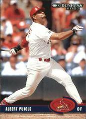 Albert Pujols #391 Baseball Cards 2003 Donruss Prices