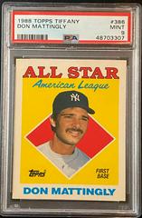 Don Mattingly Baseball Cards 1988 Topps Tiffany Prices