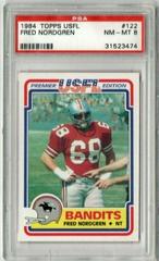Fred Nordgren Football Cards 1984 Topps USFL Prices