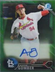 Austin Gomber [Green Refractor] Baseball Cards 2016 Bowman Chrome Prospect Autograph Prices